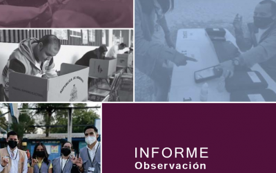 ASJ y Voto Informado presentan su informe de observación electoral