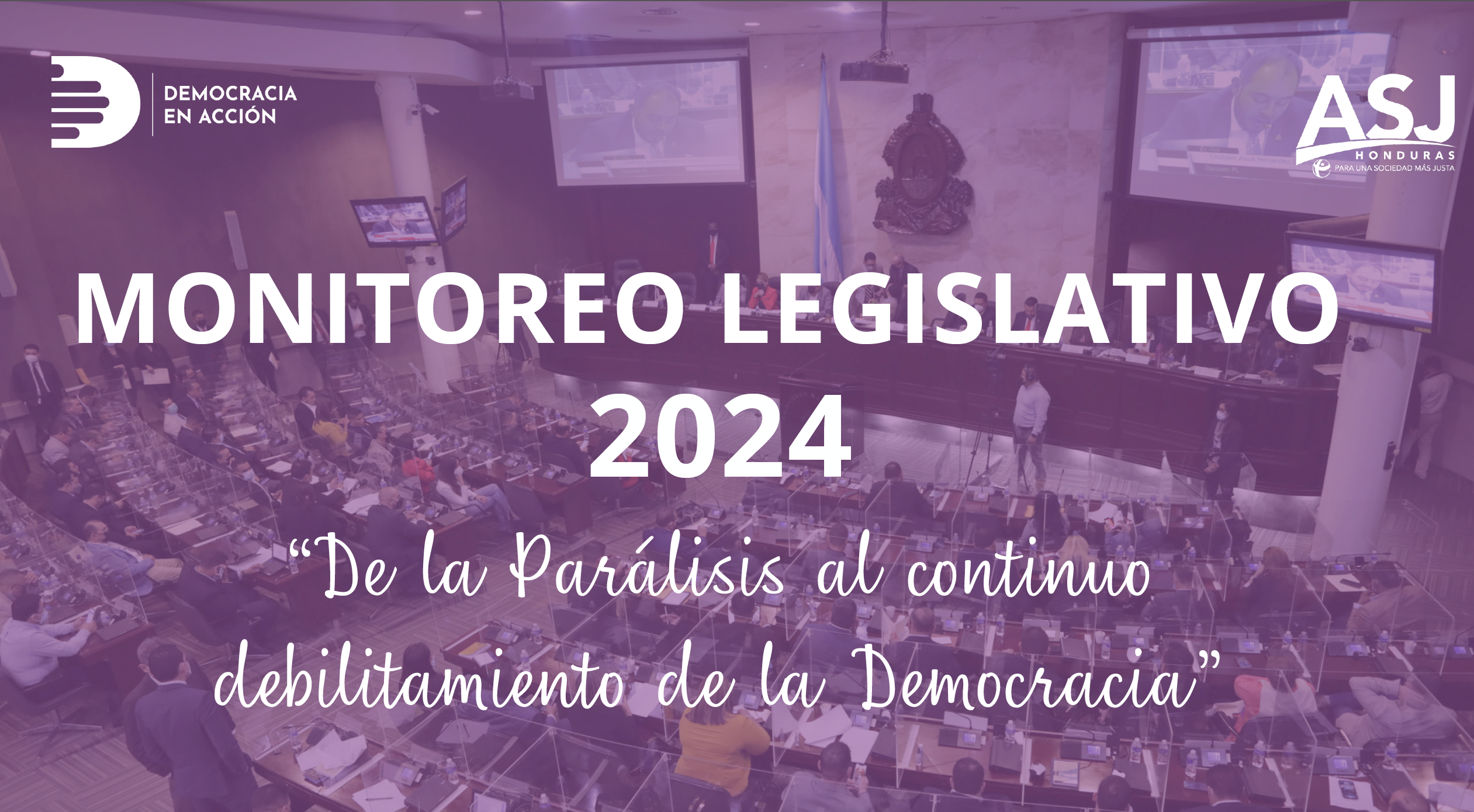 portada de la presentación de montoreo legislativo